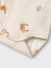 NAME IT Langærmet Body Fabio Peyote Melange